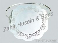 brass fruit basket silver plated