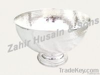 brass fruit bowl silver plated