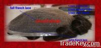 Stock men hair piece full swiss lace