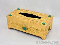 Metal tissue box paper box