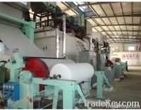 High speed toilet paper making machine.