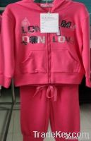 Girl's Clothing Knitted Jogging/Sport Set