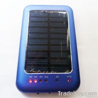 Solar cell charger for mobile phone, MP3, MP4, 2600mah