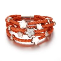 wholesale magnetic leather bracelet sets fashion jewelry