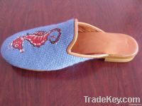 Needlepoint Mules