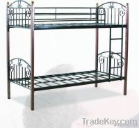 Modern wooden&metal double decker bed