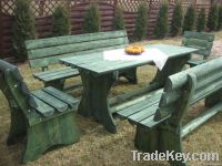 Pine outdoor set