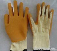 Latex coated glove