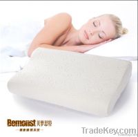 Rose embossed memory foam pillow