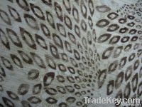 Nylon Embroider Flocking Fabric Lace 6549F01