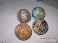 transparent pattern ball crystal ball gift golf ball