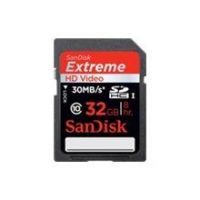 SanDisk Extreme HD Video Flash memory card - 32 GB SDHC UHS-I Memory C