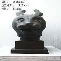 bronze antique imitation: Rabbit's Head