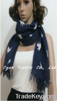100%cotton 2012 men or women's autumn animal fashion scarf