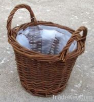 unpeeled willow  basket