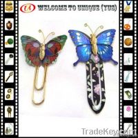 Antique 3D fashion promotional brass bookmark