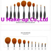 RT brush, oval bb cream foundation brush, Real Techniques makeup brushes set