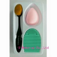 toothbrush foundation brush, oval travel brush, oval makeup brush kits