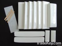 Wax strip nonwoven fabric