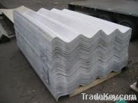 Fiber corrugated roofing sheet