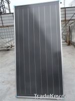 Black-chrome solar flat-plate collector