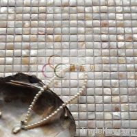 hot white shell mosaic tile
