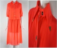 Midi Dress (Lined Skirt | Studded Collar | Elasticated)