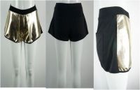 Shorts - Style: M1082 (Metallic PU Design | Fitted | High Waist)