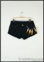 Short | Hanging Feathers On Chain | Women Short