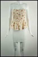 Halter Peplum Dress | Floral Print