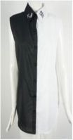 Shirt | Black & White | Chiffon Woven