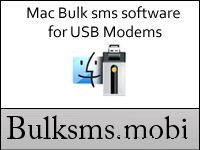 MAC Bulk SMS Software for USB Modems