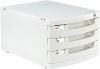 2012 Top Sale Office Stationery Plastic 3 Drawers File Cabinet with Lock(QBF-A603)