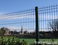 Welded mesh fence