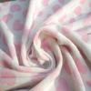 100% polyester garment fabric/micro velboa/fleece fabric