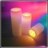 Realistic Flameless Flicking Battery Operated Plastic Led Candle