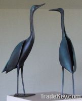 Bronze Birds Sculpture