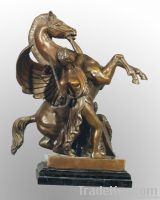 Bronze knight Sculpture