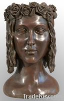 Bronze figure Sculpture (head sculpture)