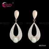 Fashion Dangle Water Long Earrings Jewelry With Luxury Pearl Pendant