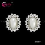 Elegant Pearl Earrings Jewelry with Rhinestone for Elegant Women