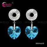 Wholesale Fashion Leading Stylish Blue Crystal Drop Earrings Jewelry