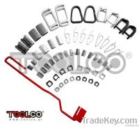 Wire buckles, metal seals and other packaging accessories