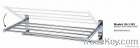 foldable stainless steel towel rack, chrome towel rail