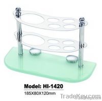 Stainless Steel Wall Mounted Toothbrush Holder, Satin Color Or Polish