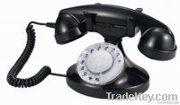 old rotary dial retro telephone