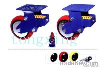 Shock absorbing caster