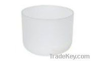 Classic Frosted Crystal Singing Bowl