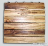 Natural Teak Wood Deck Tile