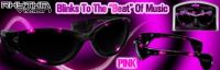 PINK Rhythm Vizion Sound Activated Sunglasses